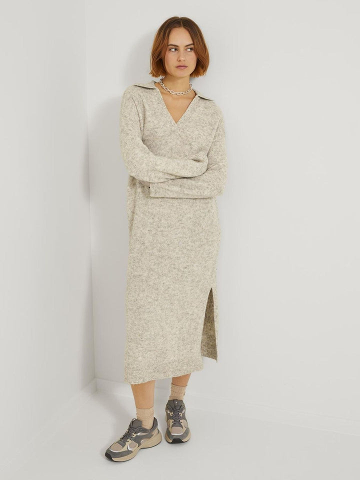 Damen JXARIELLA POLO NECK DRESS KNIT