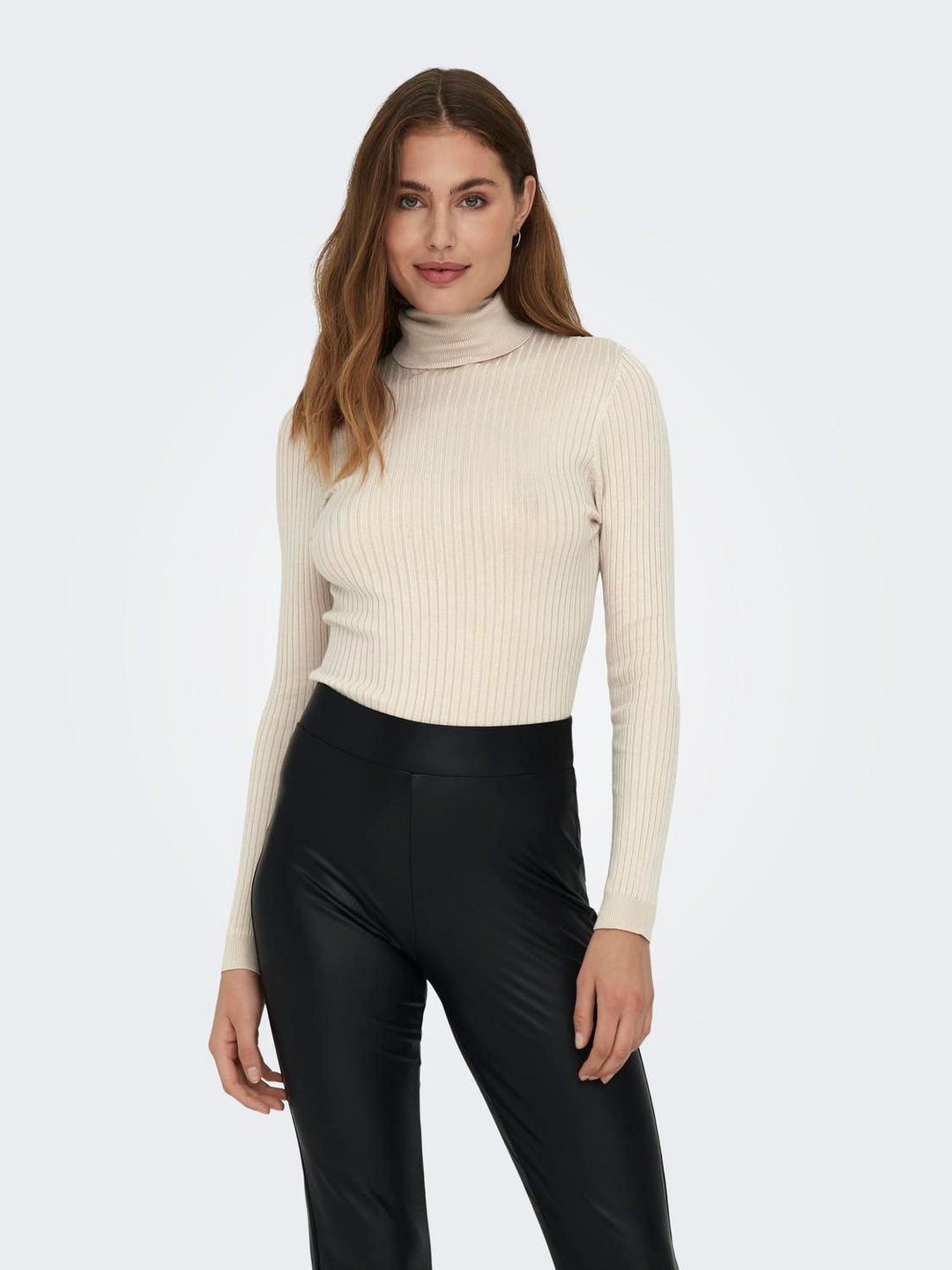 Damen ONLKAROL L/S ROLLNECK PULLOVER KNT NOOS