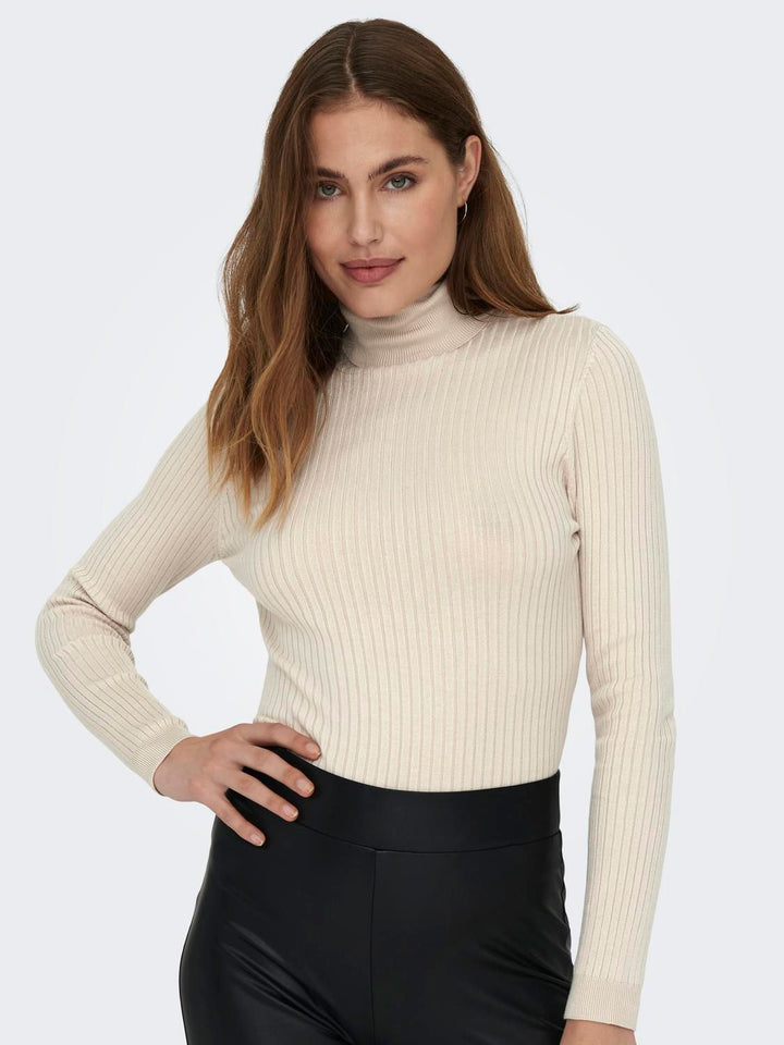 Damen ONLKAROL L/S ROLLNECK PULLOVER KNT NOOS