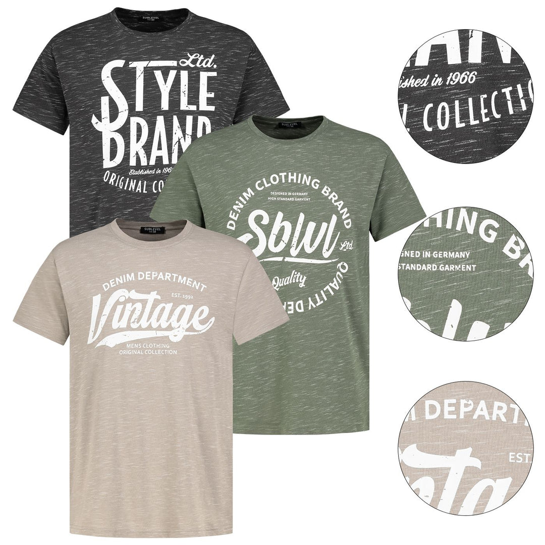 Herren HAKA Shirt, kurzarm, Rundhals mit R