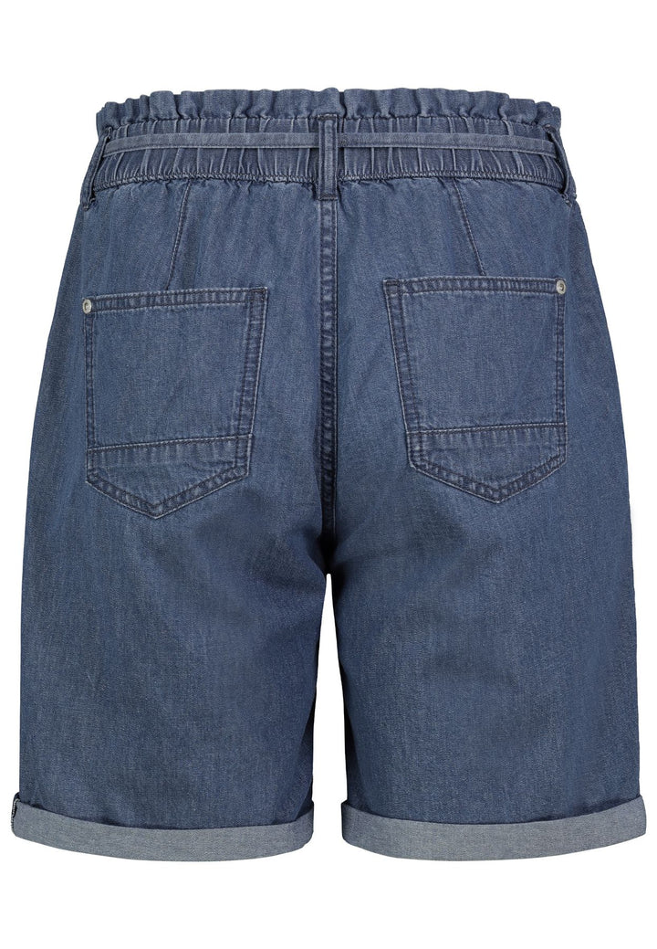 Damen DOB light Denim Bermuda,Paperbag St