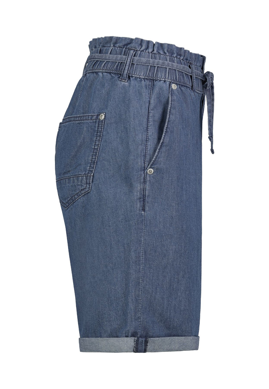 Damen DOB light Denim Bermuda,Paperbag St