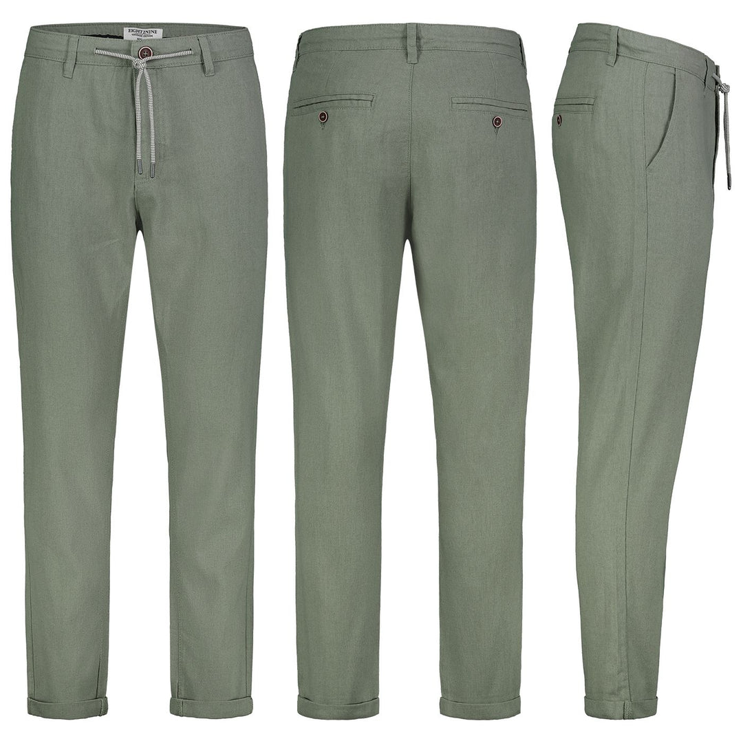Herren HAKA Leinen Chino,weiteres Bein, Bu