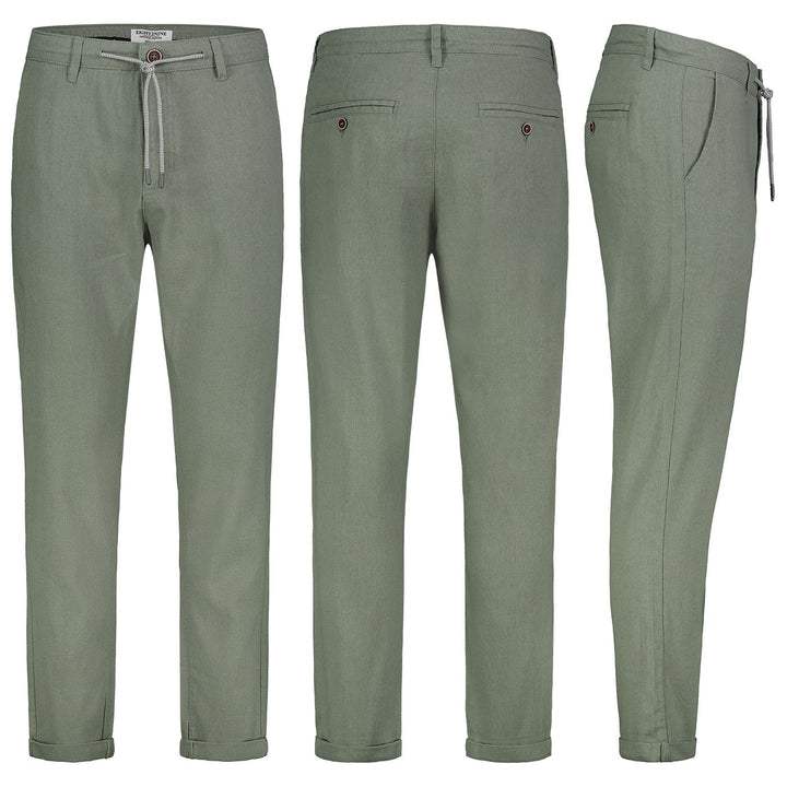 Herren HAKA Leinen Chino,weiteres Bein, Bu