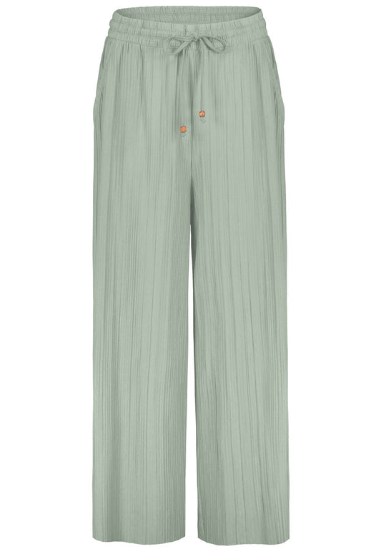 Damen DOB Hose,weites Bein, plissierter J