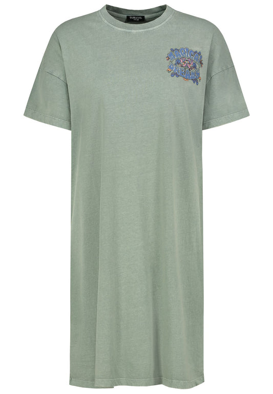 Damen DOB T-Shirtkleid, kurzarm, Rundhals