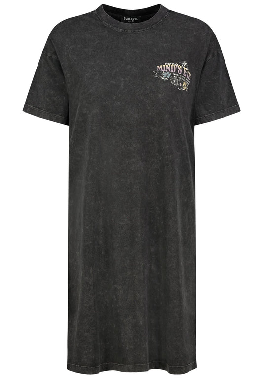 Damen DOB T-Shirtkleid, kurzarm, Rundhals