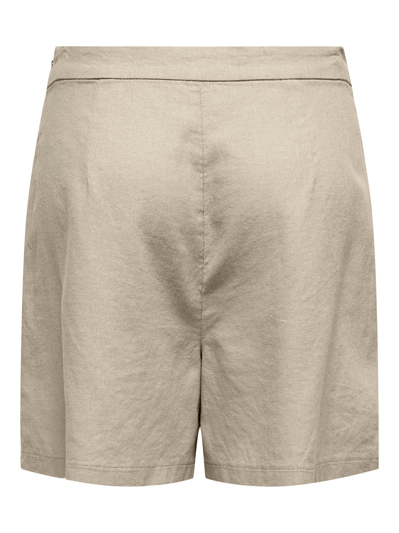 Damen ONLCARO HW LINEN BL PLEAT SHORTS CC