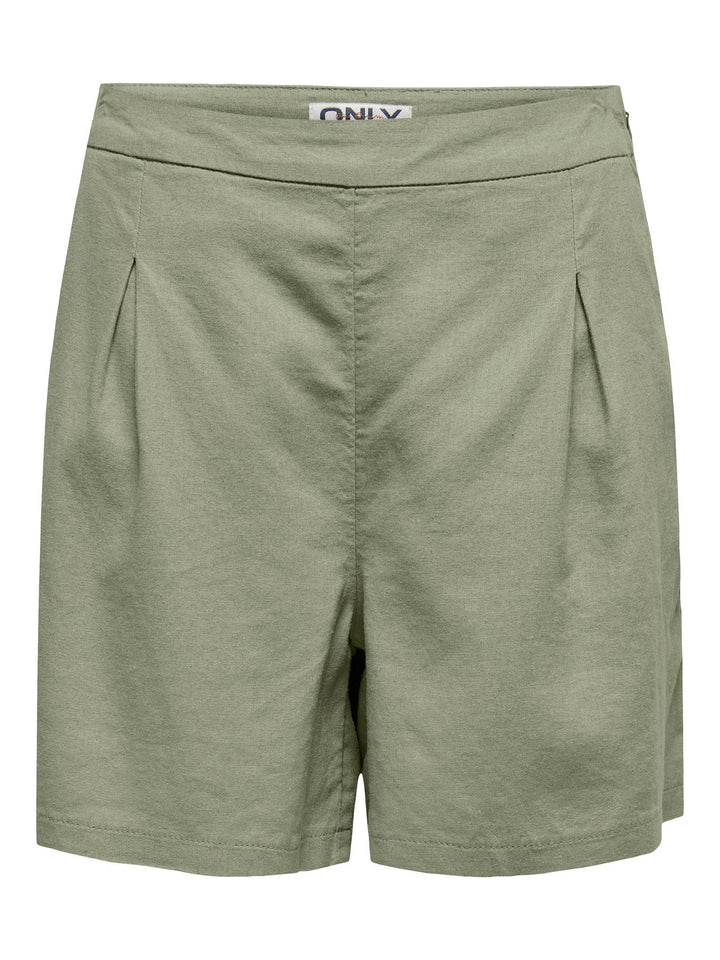 ONLY Leinen Shorts mit Falten