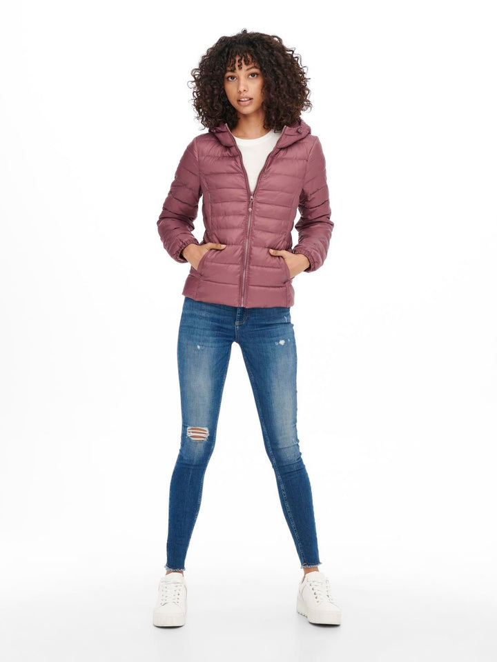 Damen ONLTAHOE HOOD JACKET OTW NOOS Rose Brown