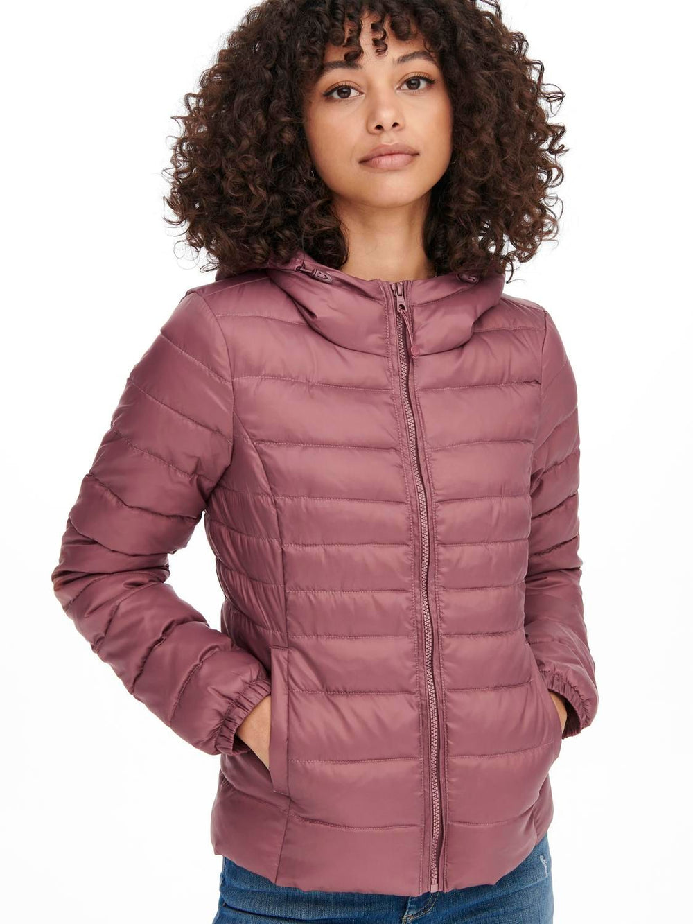 Damen ONLTAHOE HOOD JACKET OTW NOOS Rose Brown