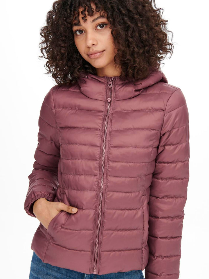 Damen ONLTAHOE HOOD JACKET OTW NOOS Rose Brown