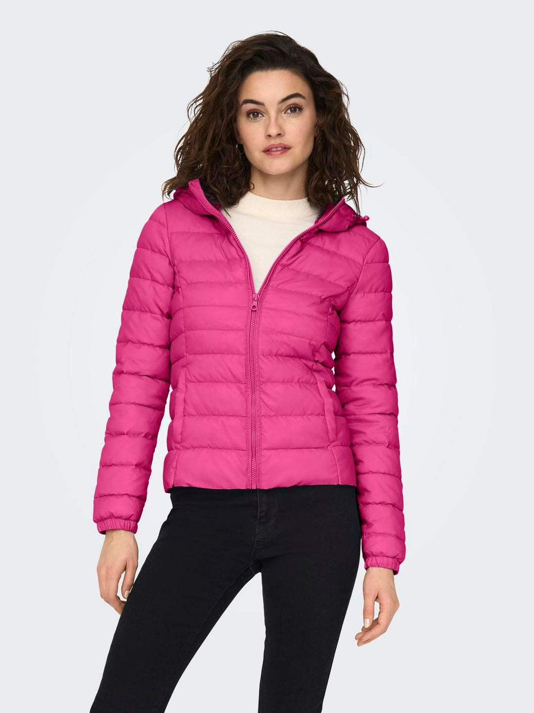 Damen ONLTAHOE HOOD JACKET OTW NOOS Fuchsia Purple