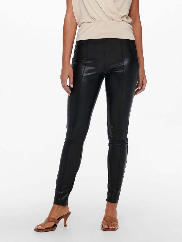 Damen ONLJESSIE FAUXLEATHER LEGGING OTW NOOS