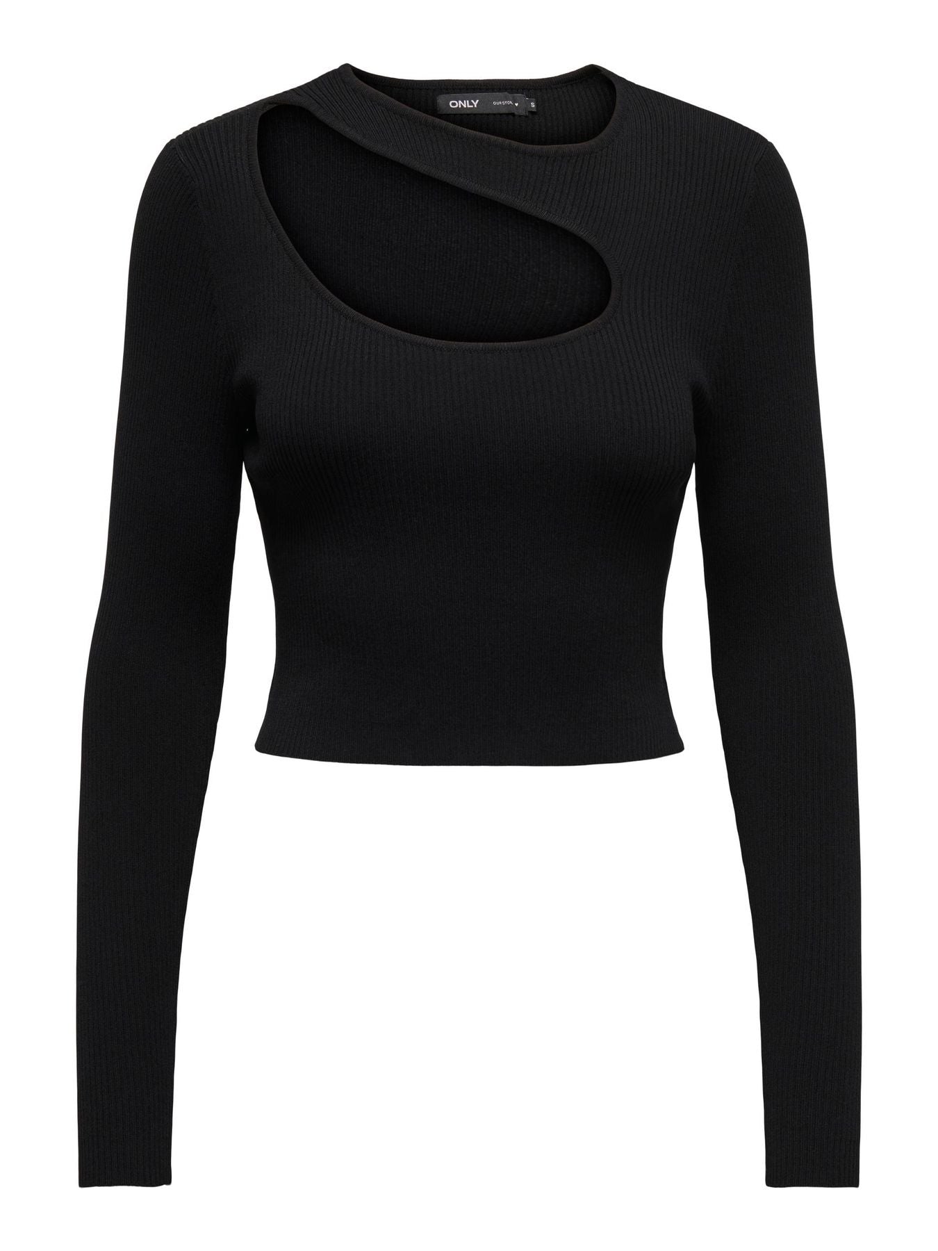 Damen ONLMEDDI LS PEEK-A-BOO O-NECK CC KNT