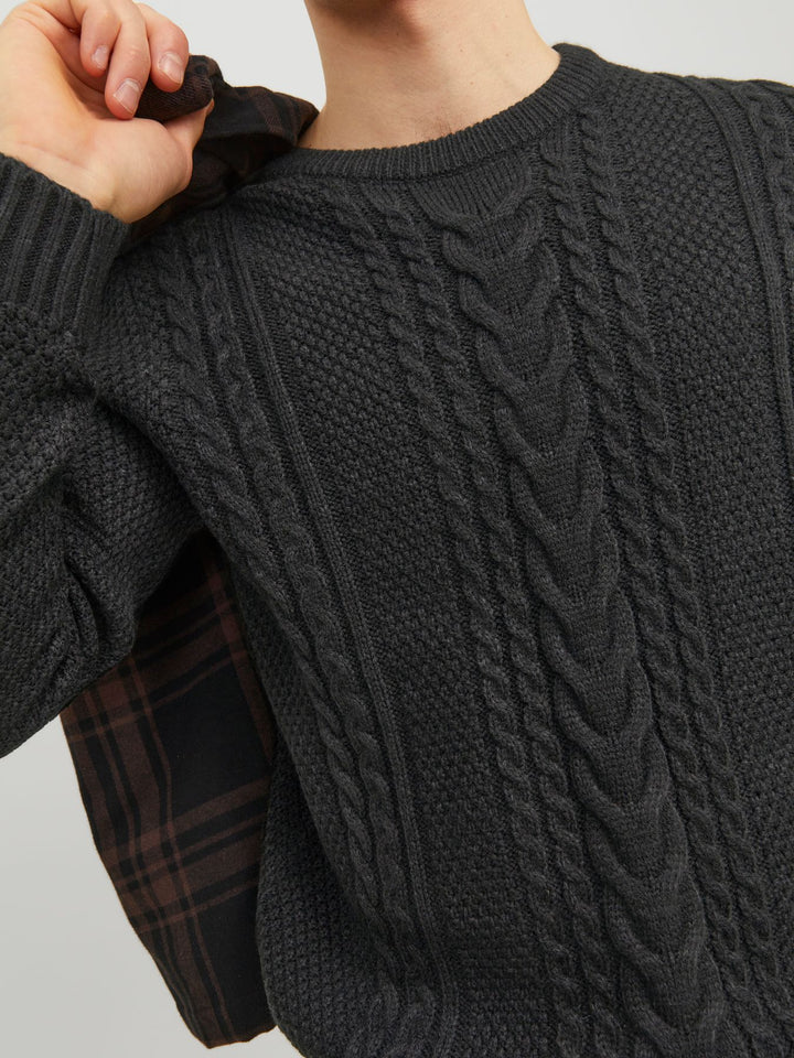 Herren JWHCADEN KNIT CREW NECK