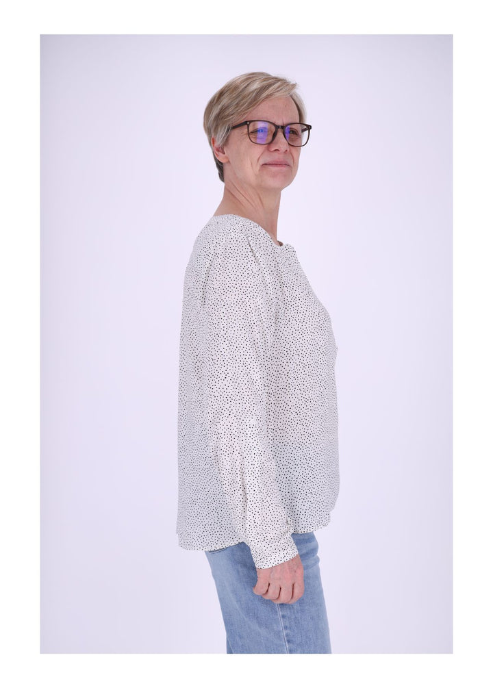 Schlupfbluse Punkte-Print