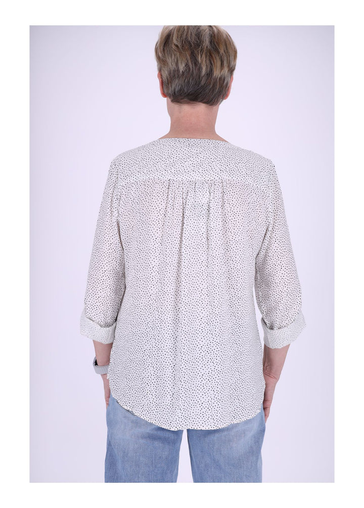 Schlupfbluse Punkte-Print