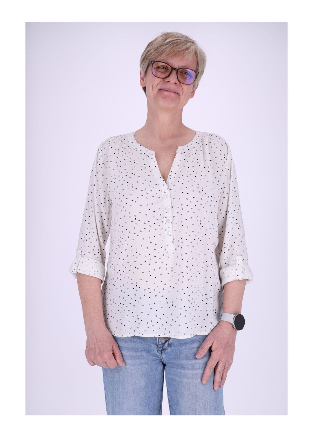 Schlupfbluse Herzen SPLASH of color-B