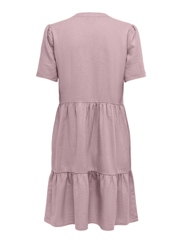 ONLY Glockenkleid mit V-Ausschnitt