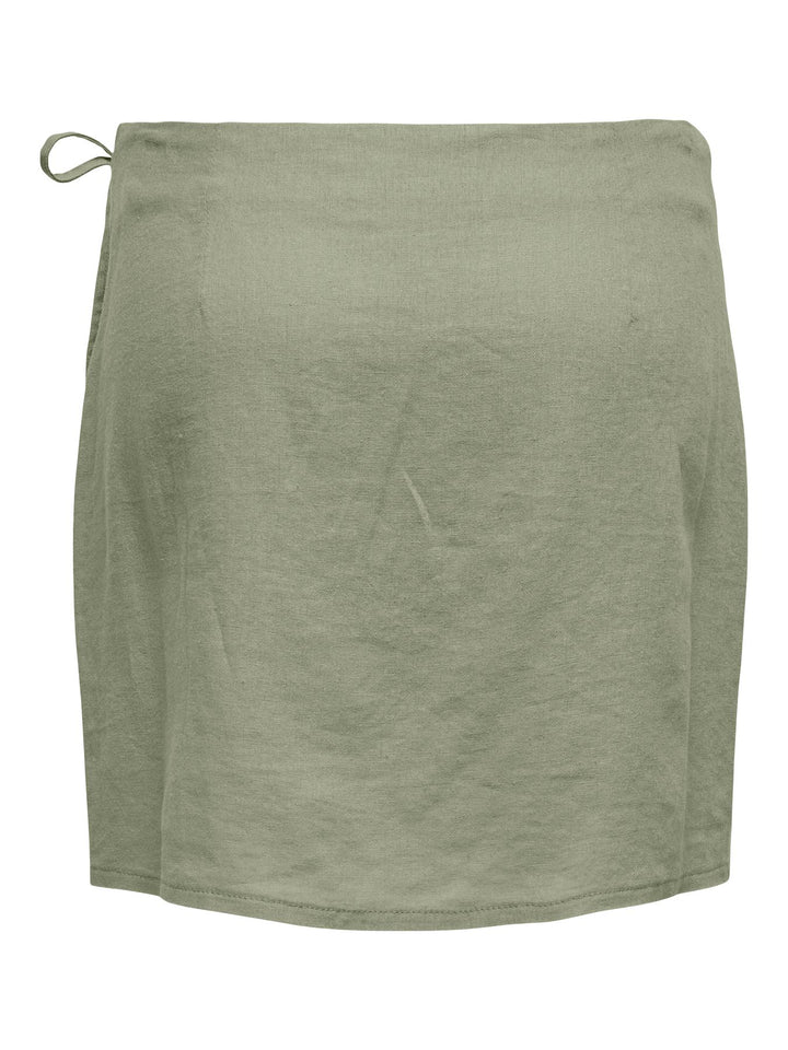 Damen ONLCARO MW WRAP LINEN BL SKIRT CC P