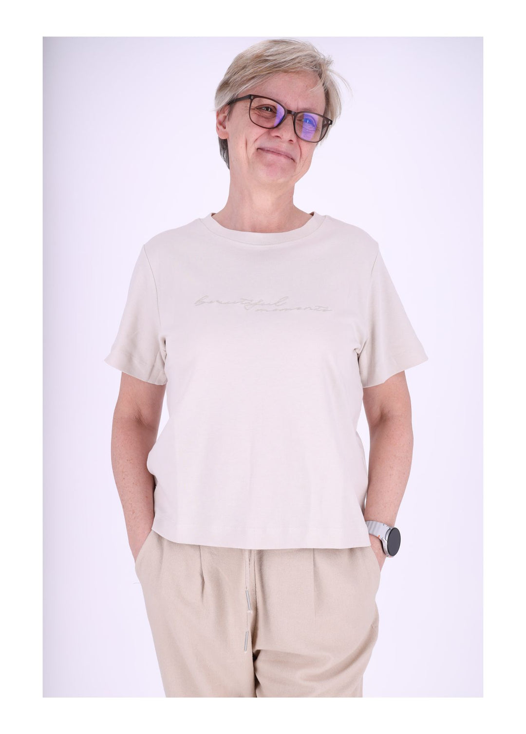 TARA M Damen T-Shirt Baumwolle