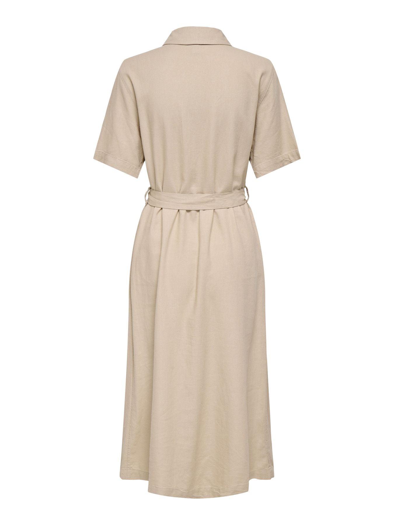 Damen ONLCARO S/S LINEN BL BELT DRESS CC