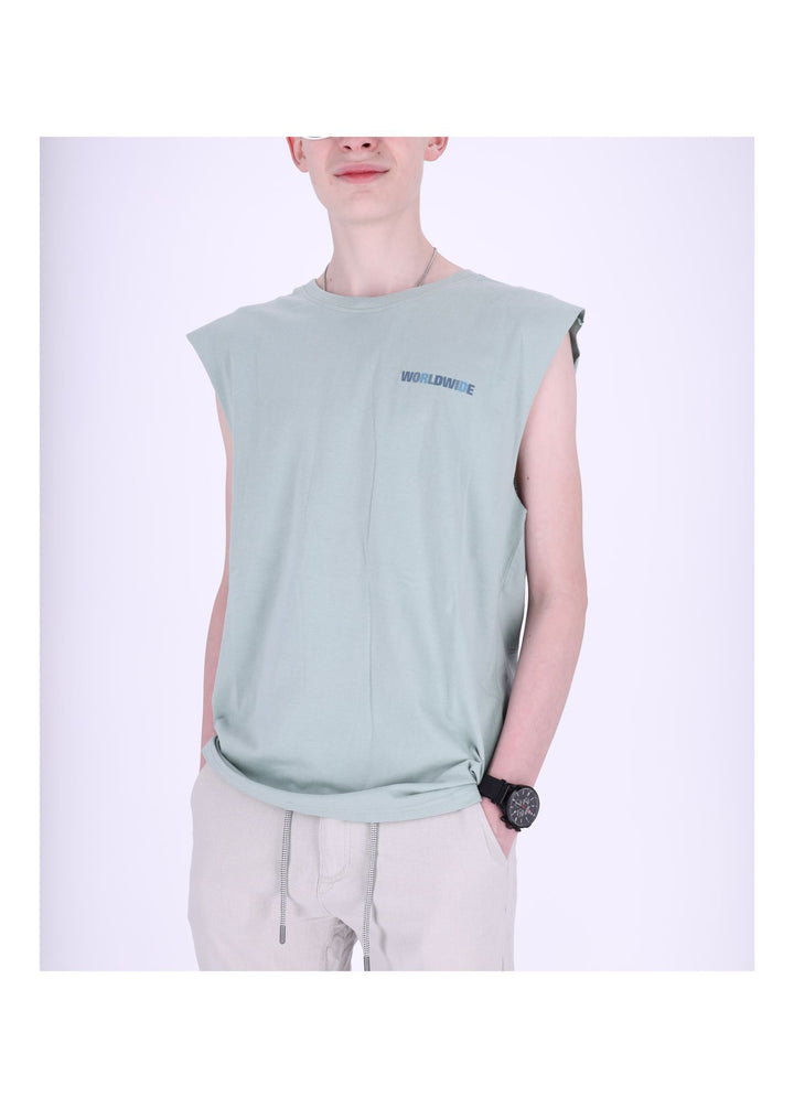 Herren HAKA Top, Rundhals mit Rippblende,