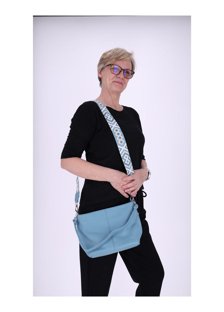 Umhängetasche mit zwei Trageriemen