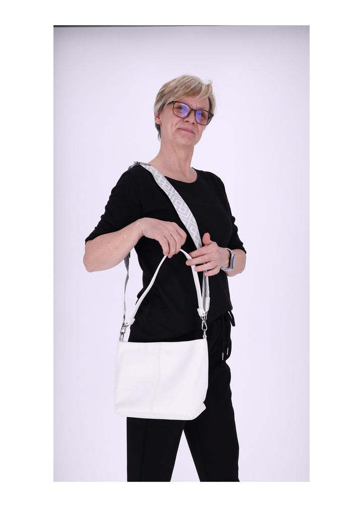 Umhängetasche mit zwei Trageriemen