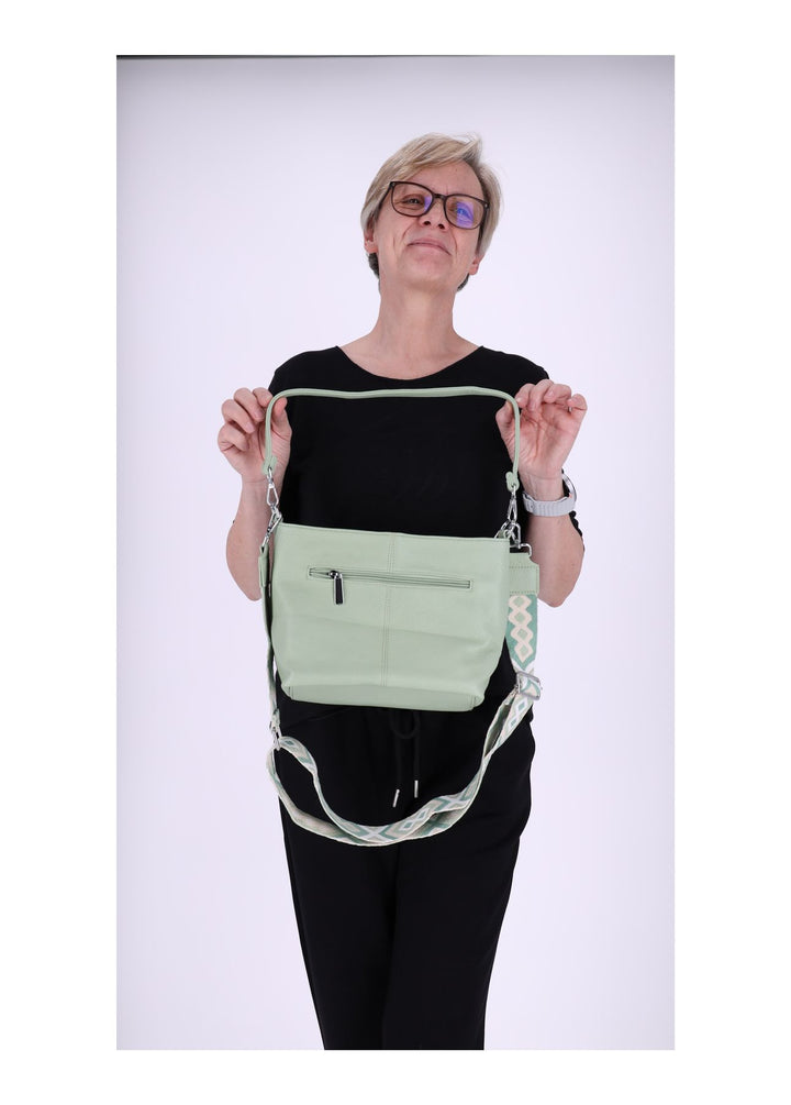Umhängetasche mit zwei Trageriemen