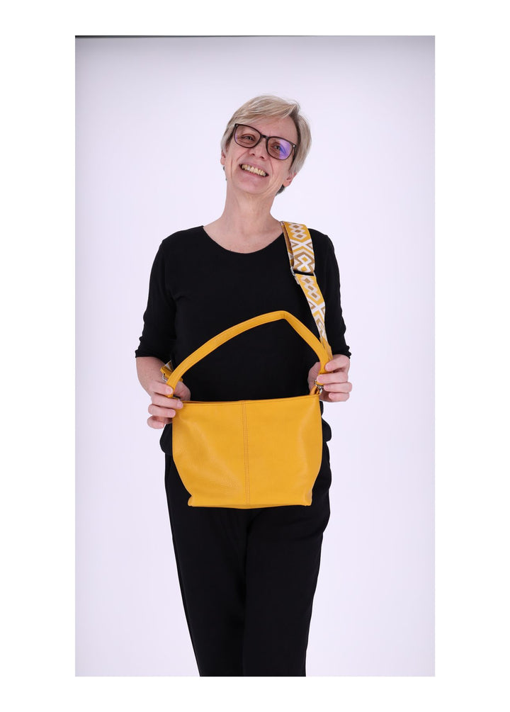 Umhängetasche mit zwei Trageriemen