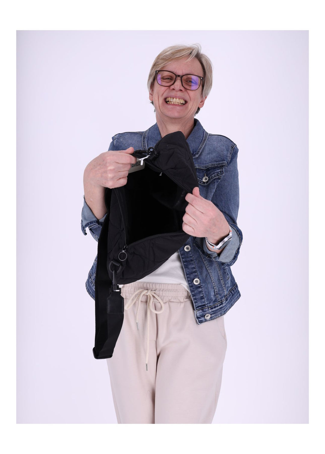 Umhängetasche gesteppt