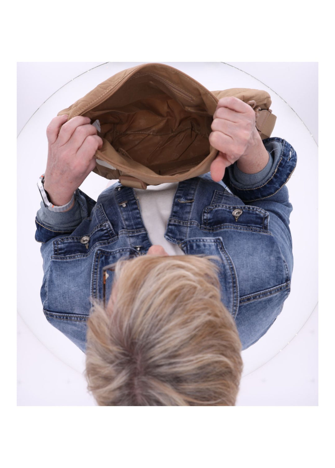 Umhängetasche gesteppt