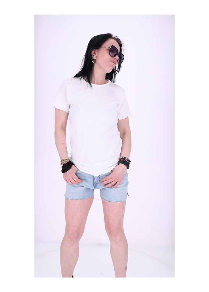 New View Damen-T-Shirt Feinripp
