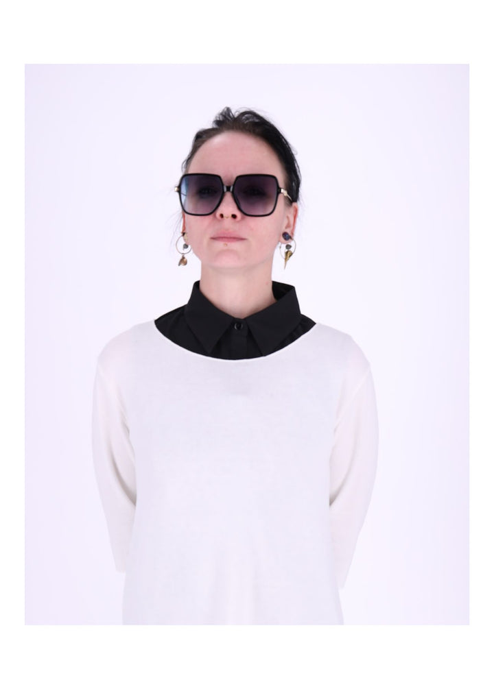 Damen Blusenkragen Viskose