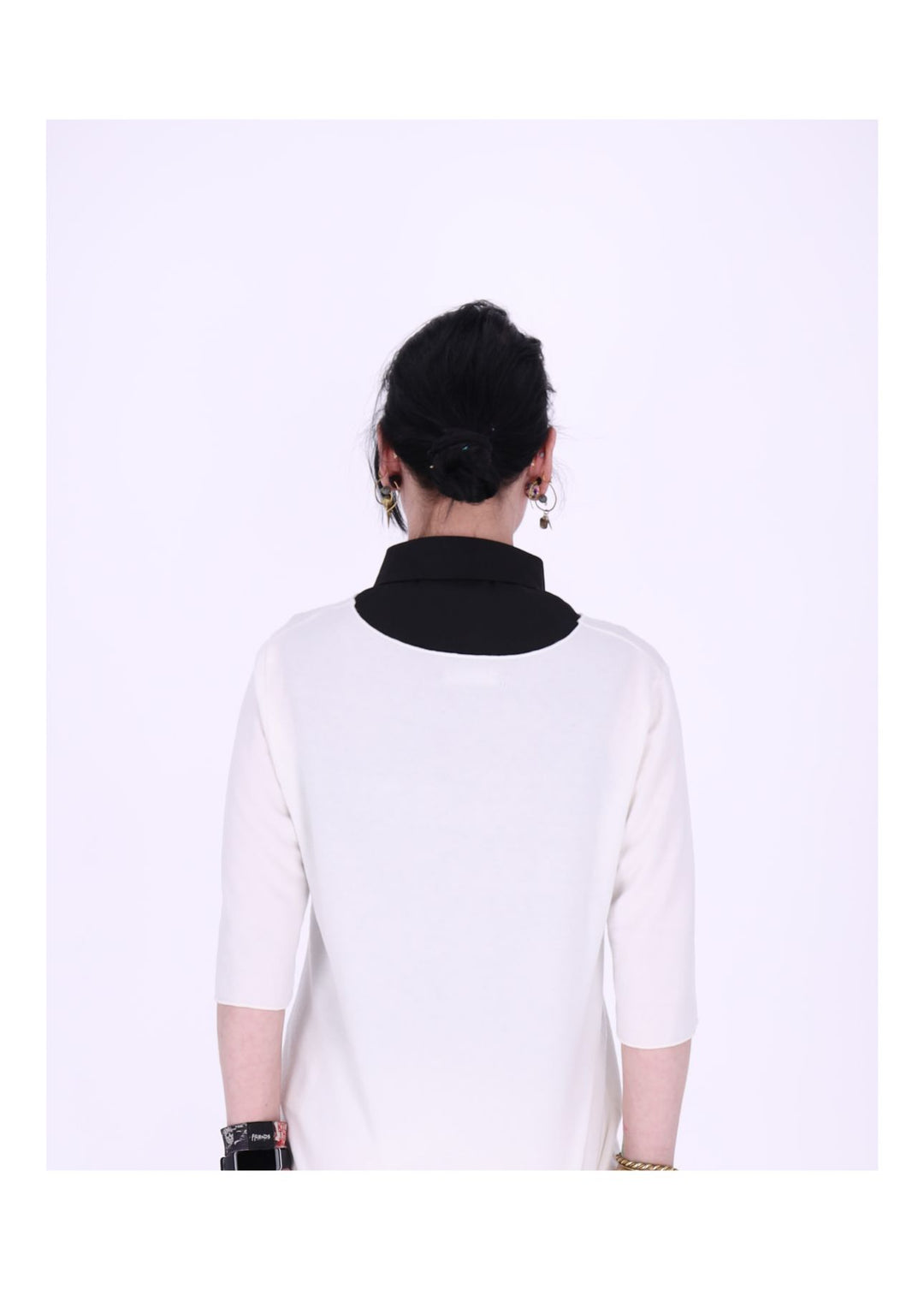 Damen Blusenkragen Viskose