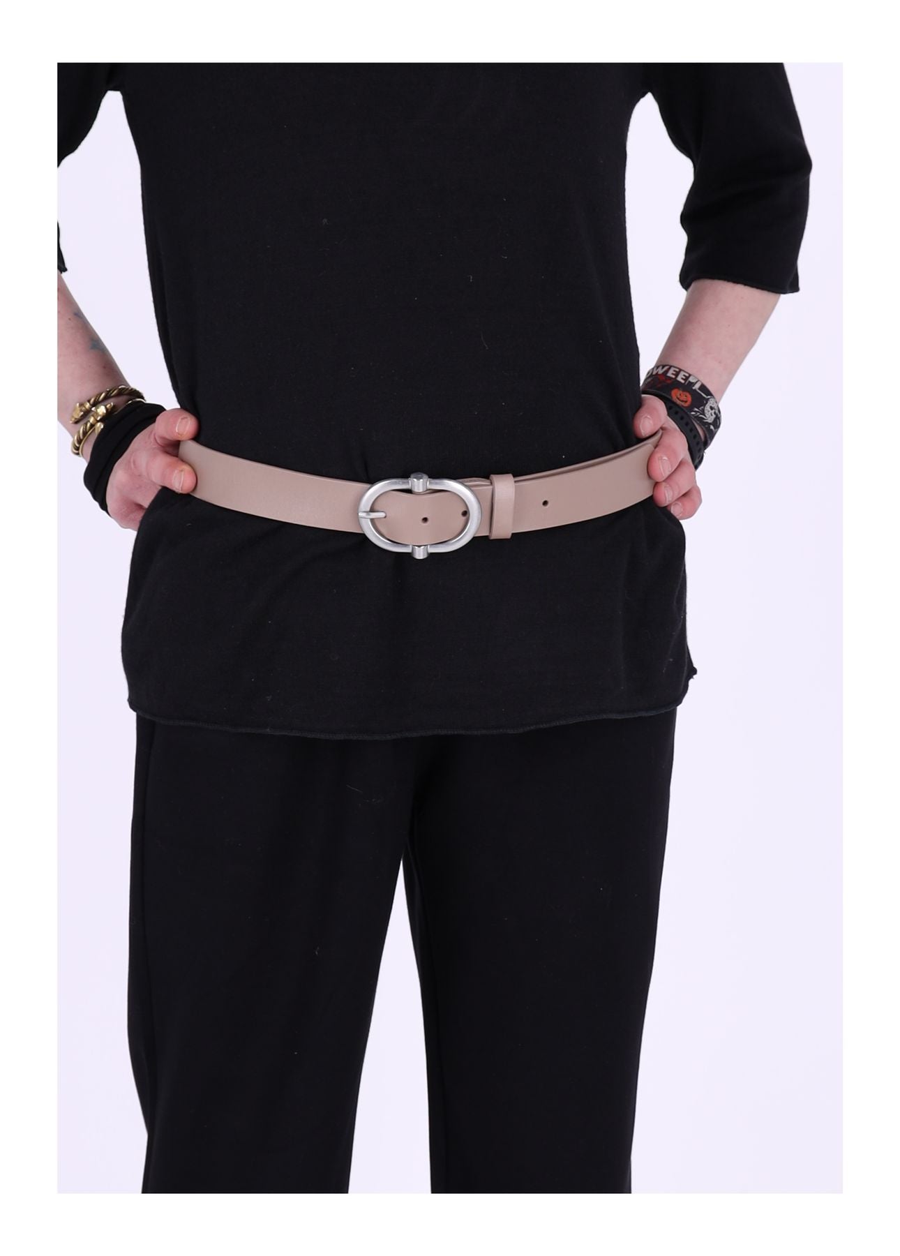 Damen Gürtel Leder 3cm