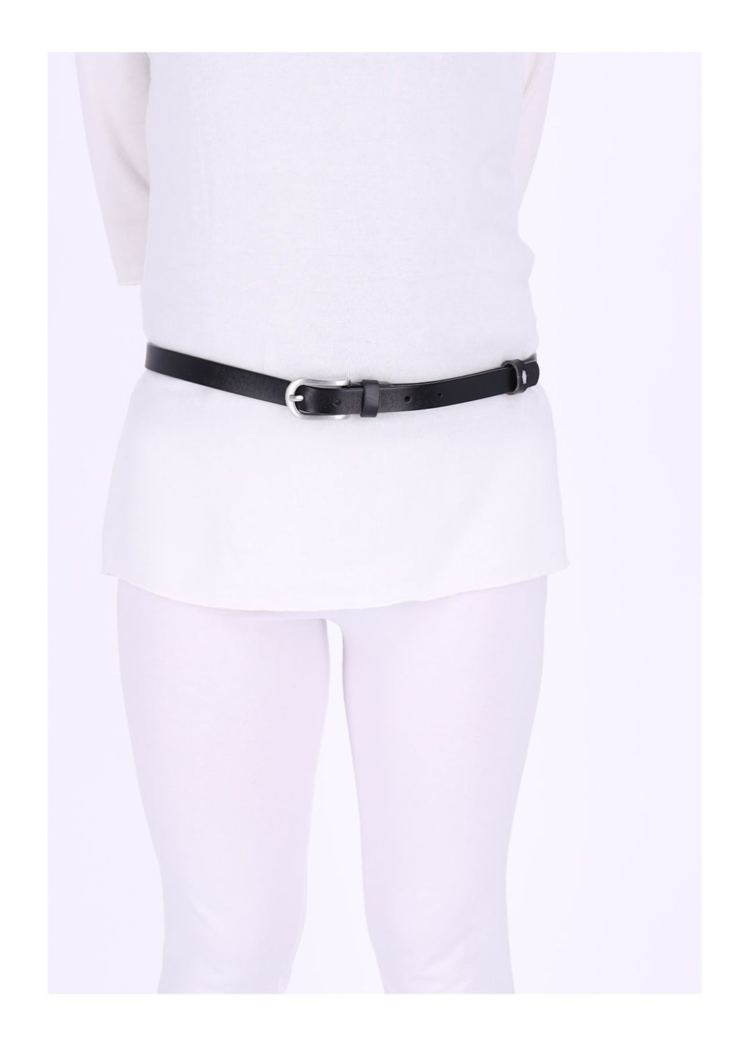 Damen Gürtel Leder schmal