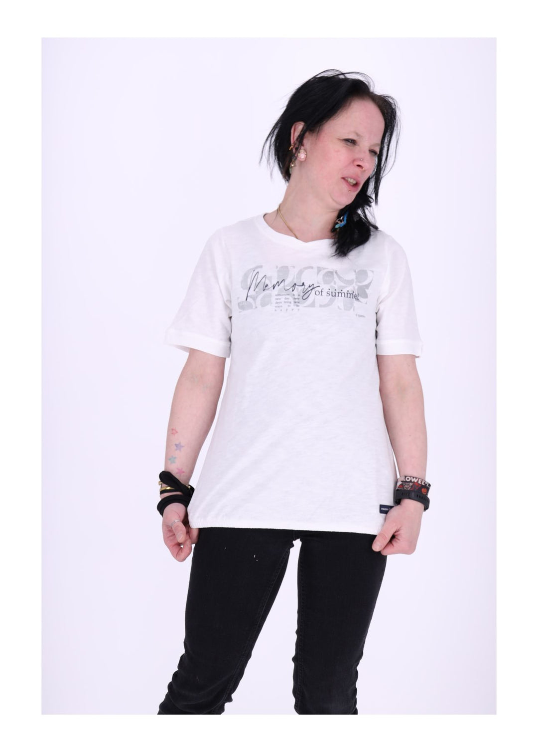 SOQUESTO Damen T-Shirt Baumwolle
