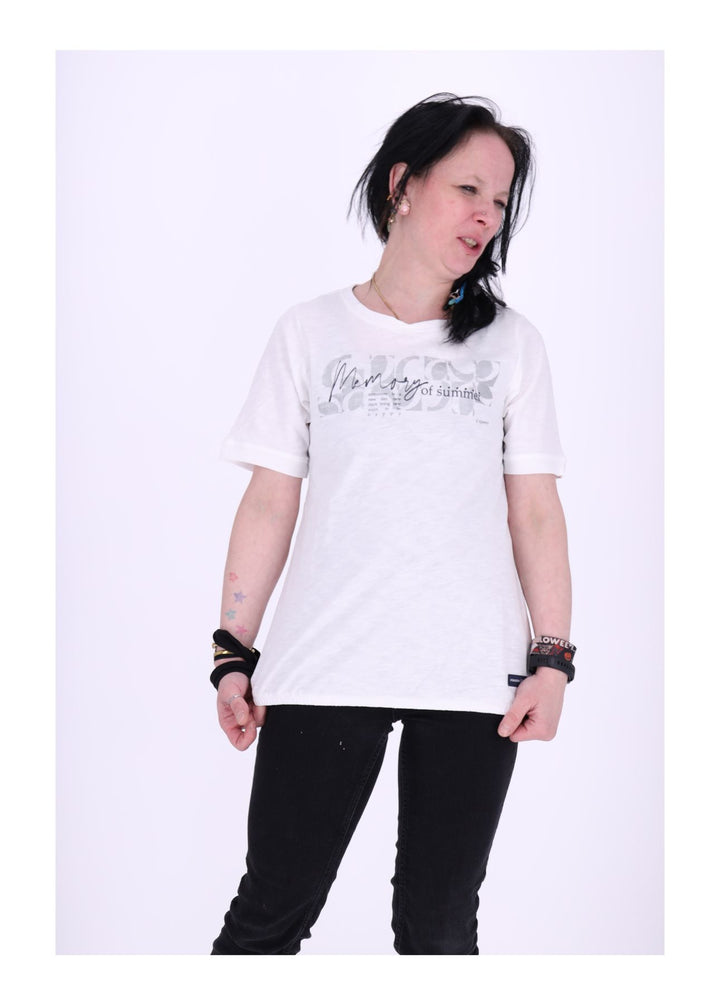 SOQUESTO Damen T-Shirt Baumwolle