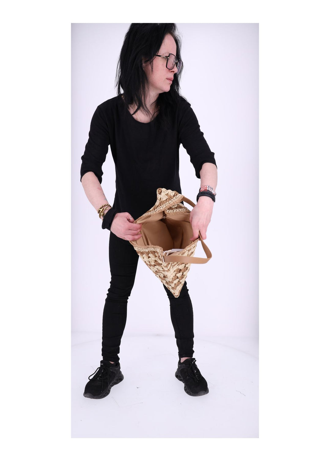 Basttasche Umhängetasche