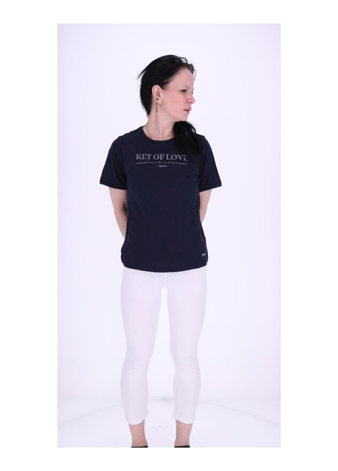 SOQUESTO Damen T-Shirt Key of Love