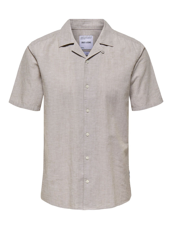 Herren ONSCANTLEY SS SOLID RESORT SHIRT OT