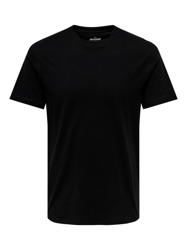 Herren ONSMAX LIFE SS STITCH TEE NOOS Black