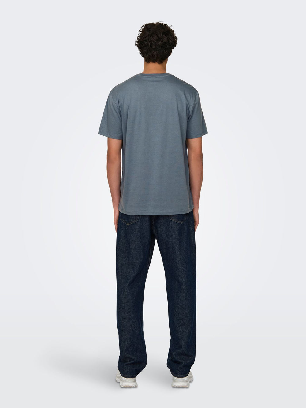 Herren ONSMAX LIFE SS STITCH TEE NOOS Grey