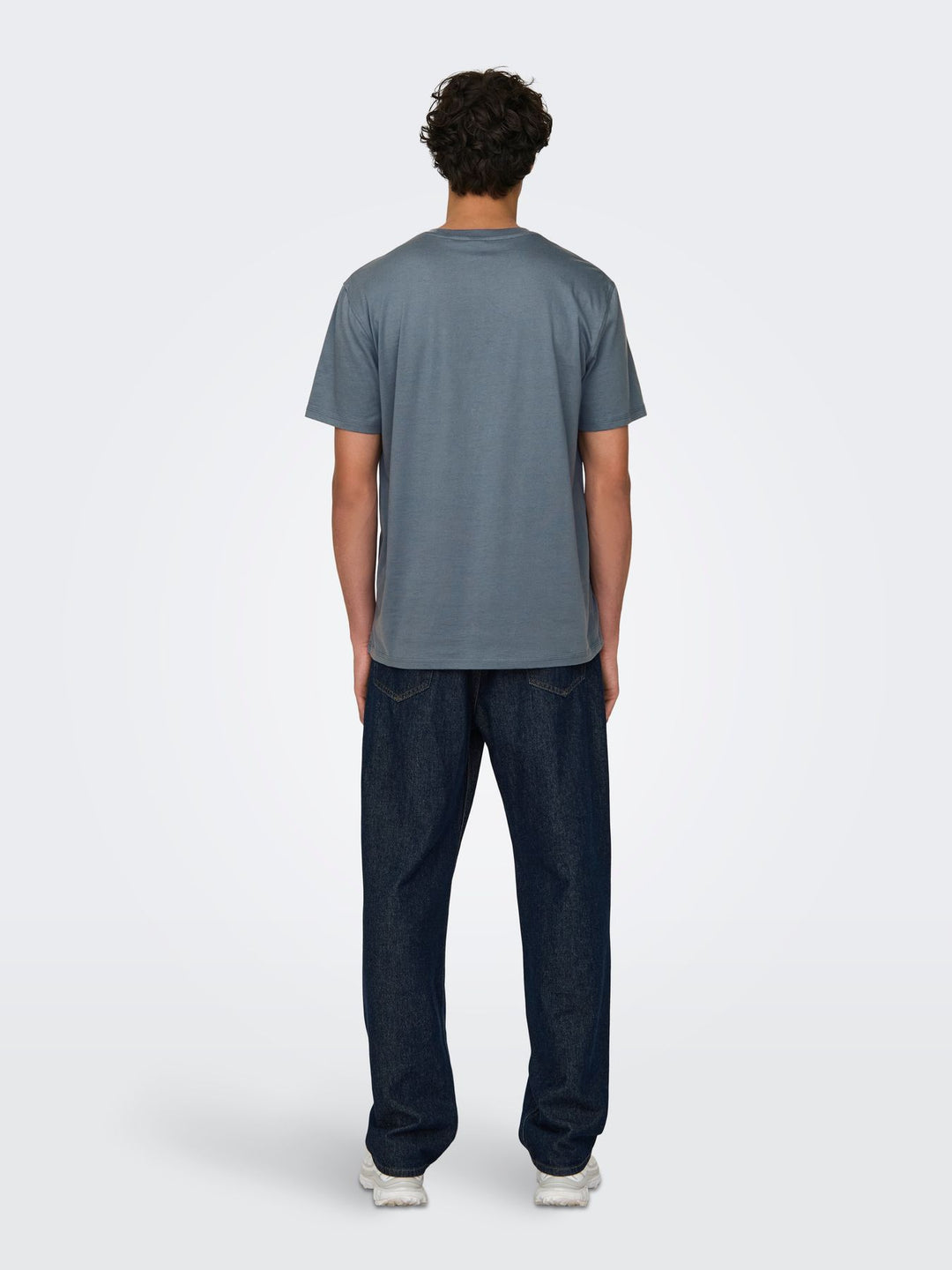Herren ONSMAX LIFE SS STITCH TEE NOOS Grey