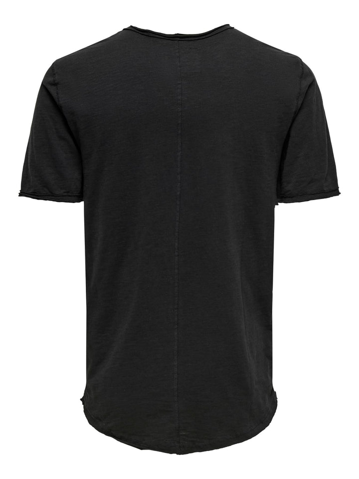 Herren ONSBENNE LONGY V-NECK SS TEE NOOS
