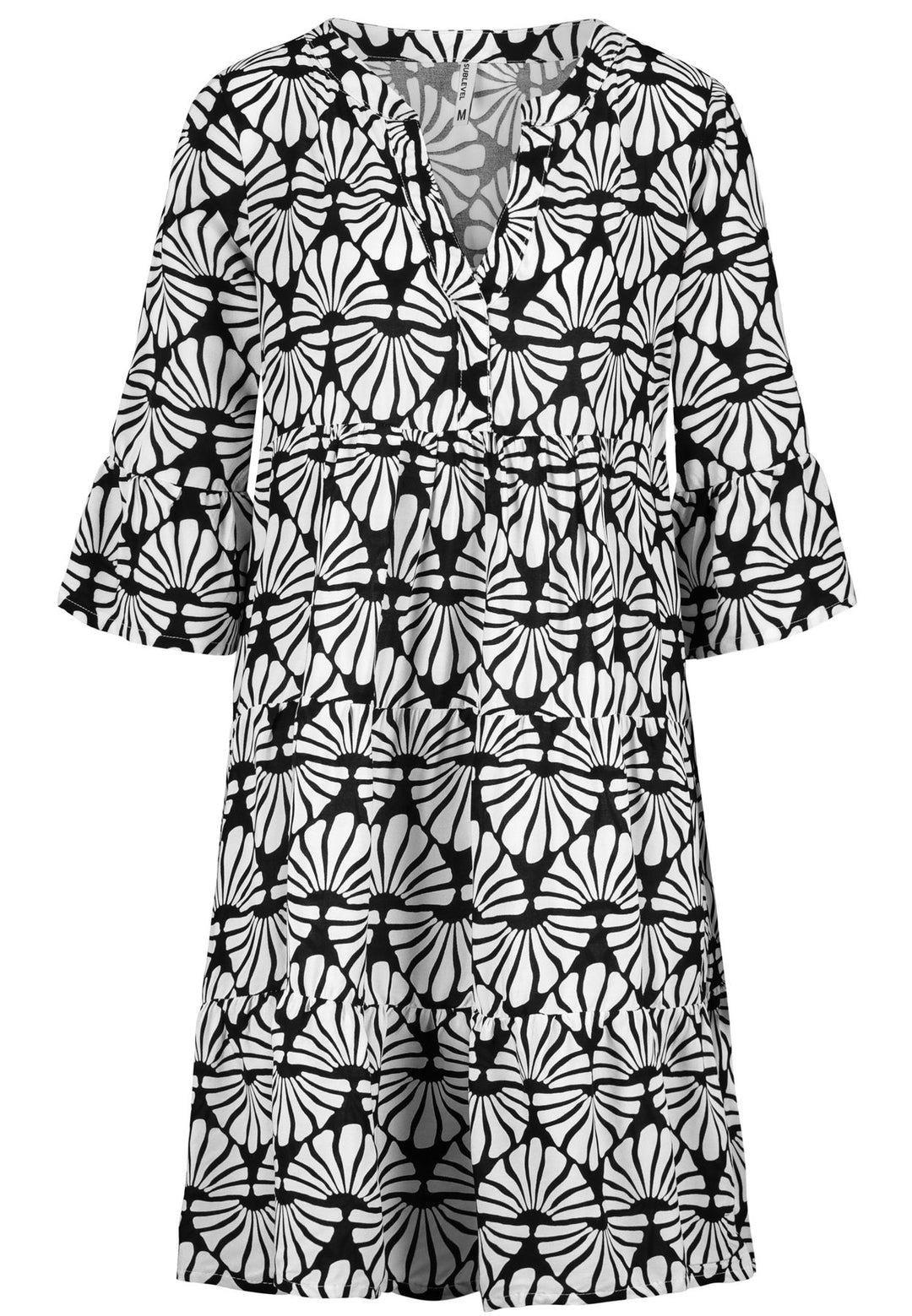 Authentic Style Midikleid Volants