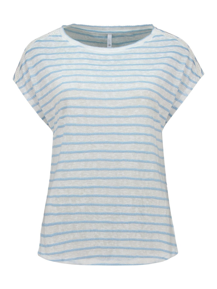 Hailys Damen T-Shirt mit Spitze